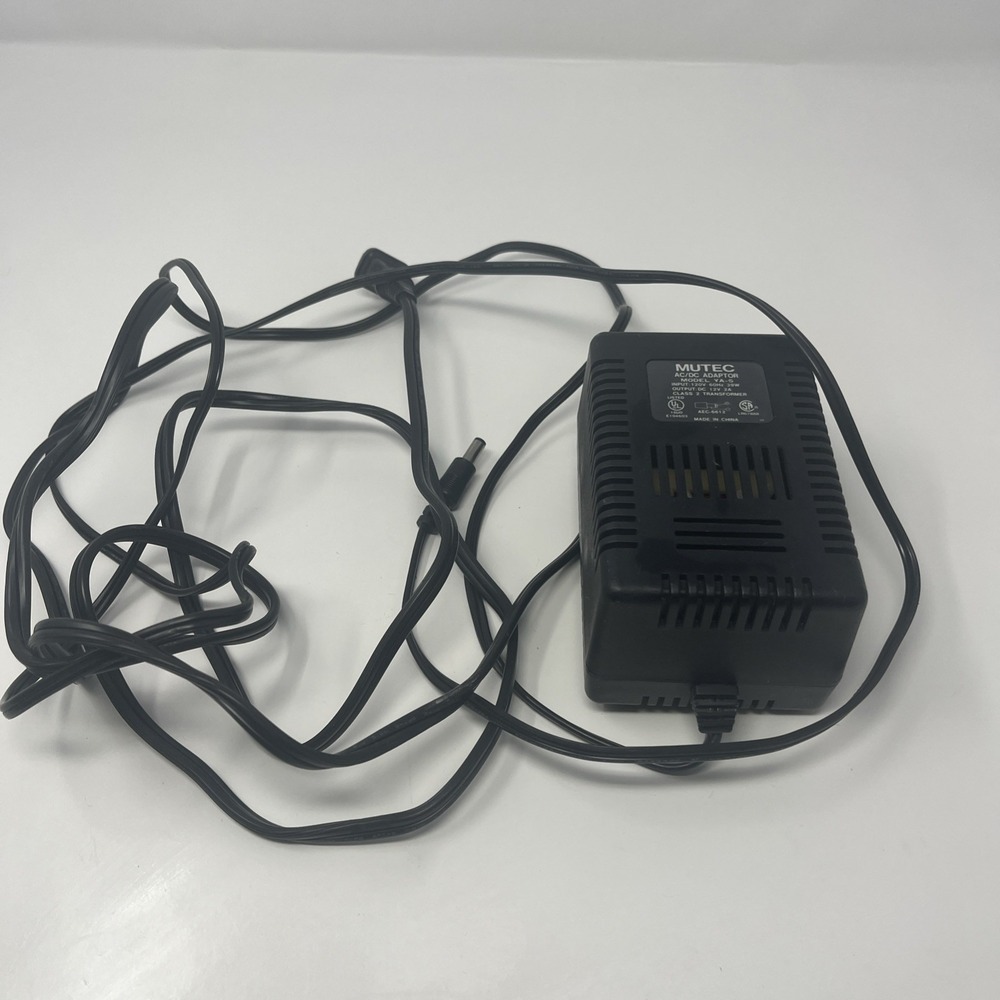 Mutec‎ YA-5 AC DC Adaptor Power Supply for Yamaha Keyboards - 12V 2 Amps